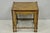 Vintage Baker Barley Twist Oak Parquetry Inlay Nesting Step Lamp Side Tables. Circa Mid 20th Century. Measurements: 22.5"...