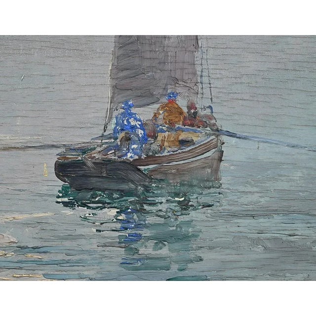 G. Lhermitte, In the Mist, 1934, Oil Painting For Sale - Image 7 of 13