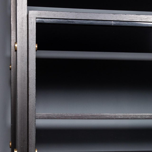 Italian Ebonised Open-Back Shelving Units, 1970s, Set of 2 For Sale - Image 10 of 18