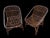 Wood Rattan Armchairs, 1950s, Set of 5 For Sale - Image 7 of 11