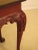 1980s Georgian Style Carved Mahogany Hall Table With Paw Feet For Sale - Image 9 of 13