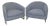 Milo Baughman Barrel Back Club Chairs - A Pair For Sale