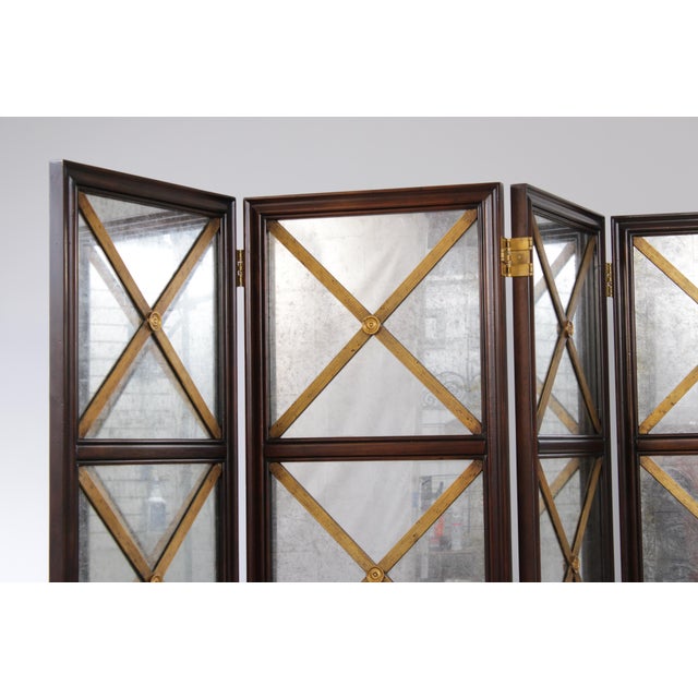 Age: Approx: 20 Years Old Details: Gold Highlights Regency Style High Quality Construction Solid Brass Hardware Distressed...