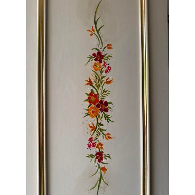 Wood Antique Venetian Style Hand-Painted Armoire For Sale - Image 7 of 12