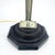 Large 24" Diameter Onyx Shade Black Marble Maitland Smith Floor Lamp MINT For Sale - Image 11 of 15