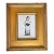 2026 Elle Yount Classical Sculpture Bust on Pedestal Painting in Black on White in Gold Plein Air Frame For Sale