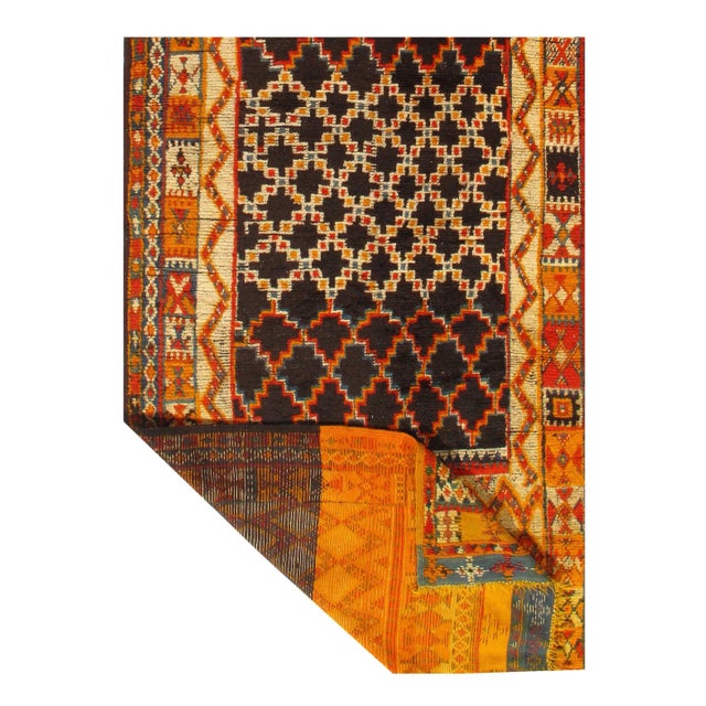 Modern Vintage Moroccan Rug 4'4'' X 11'8'' For Sale - Image 3 of 10