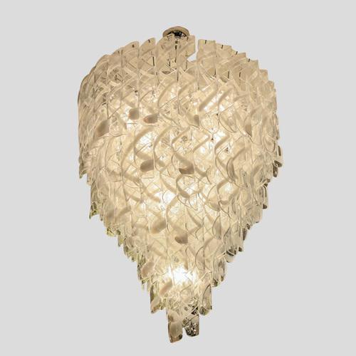 Murano Glass Torciglione Ceiling Light, 1950s For Sale - Image 3 of 5