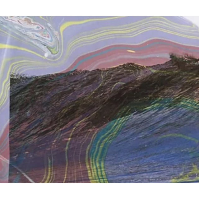 Stoke Mode (Unleashed) I Marbling & Photography, Ink on Archival Paper For Sale - Image 4 of 4