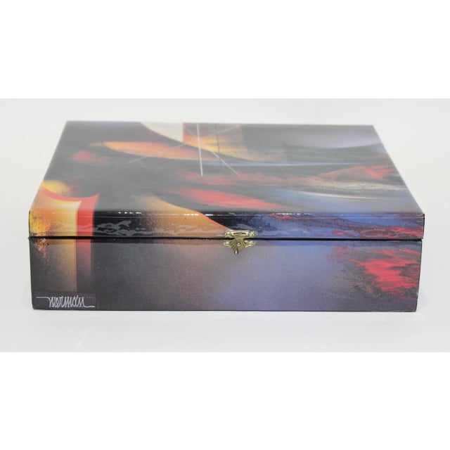 Lacquered Paper Box signed Nierman. Ltd edition 23/200 XPT Edition.