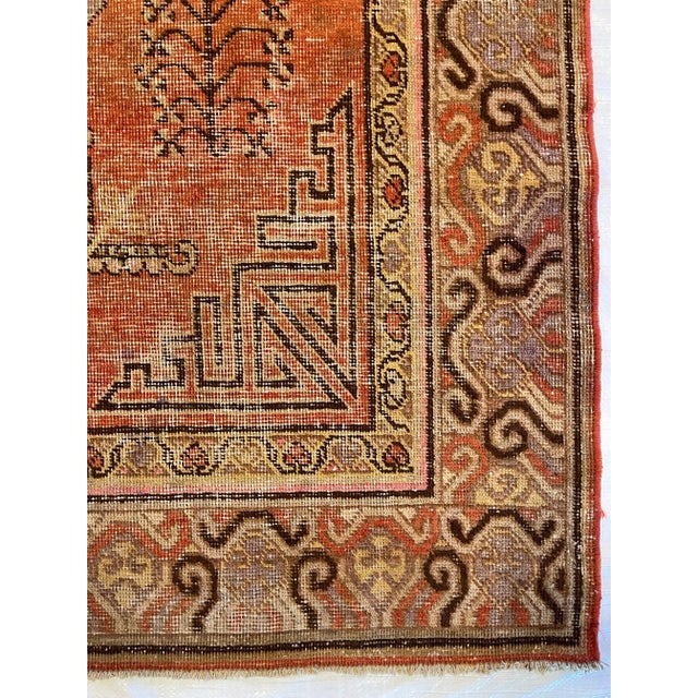 Antique Samarkand Rugs: The desert oasis of Khotan was an important stop on the Silk Road. The people of Khotan were...