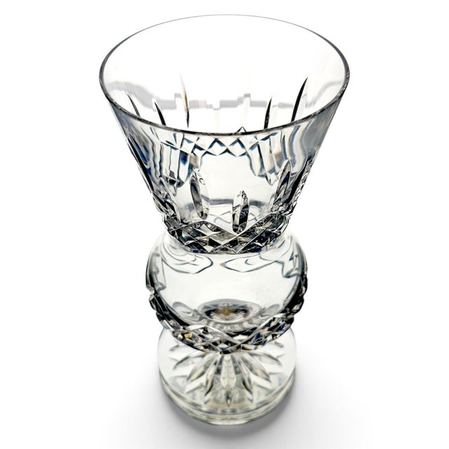 Waterford Lismore Thistle Irish Lead Crystal Vase With Box 7" For Sale - Image 15 of 18