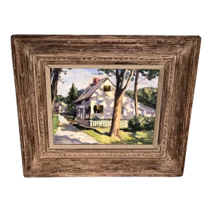 New England Summer Home Painting