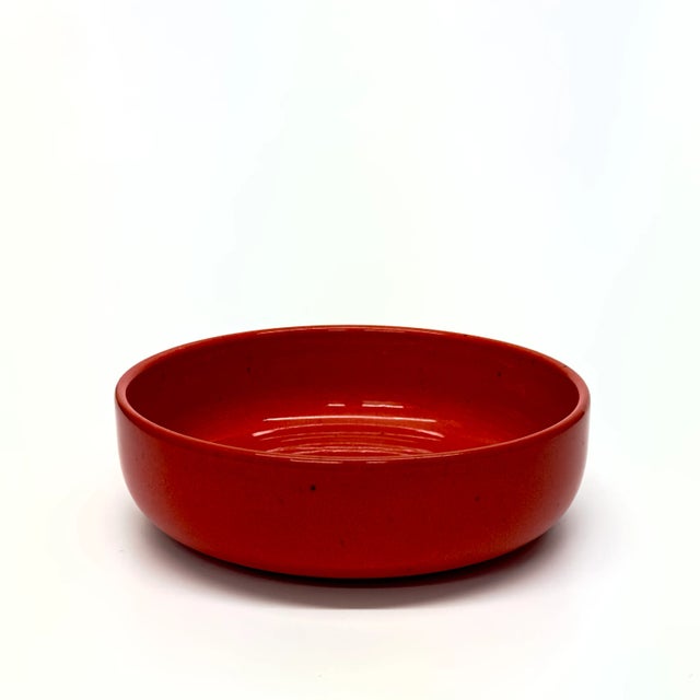 Red Ceramic Mid-Century Dinner Set by Gerz West Germany - Place Settings for 4 / 22 Pieces For Sale - Image 10 of 12