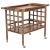 Coastal Vintage Bamboo and Rattan Trolley Bar Cart For Sale - Image 3 of 9