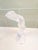 Lalique France “Arms Up Acrobat” Frosted Crystal Sculpture With Original Box For Sale - Image 15 of 15