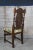 Set of 8 Vintage 20th Century Charles II Carolean Style Carved Oak Dining Room Chairs For Sale - Image 12 of 13