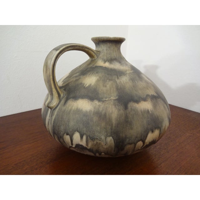 Beige 336 Fat Lava Ceramic Pitcher from Ruscha, 1970s For Sale - Image 8 of 13