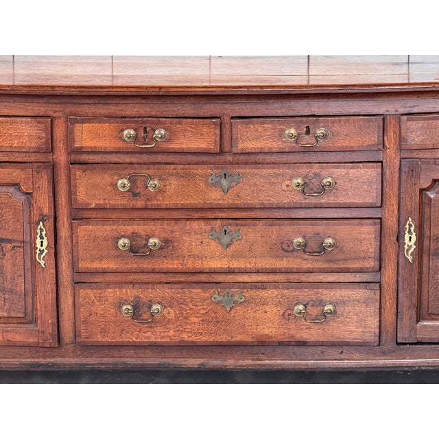 18th Century George III 18th Century Oak Dresser Base For Sale - Image 5 of 14