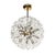 White Mid-Century Brass & Crystal Sputnik Chandelier by Emil Stejnar for Rupert Nikoll For Sale - Image 8 of 18