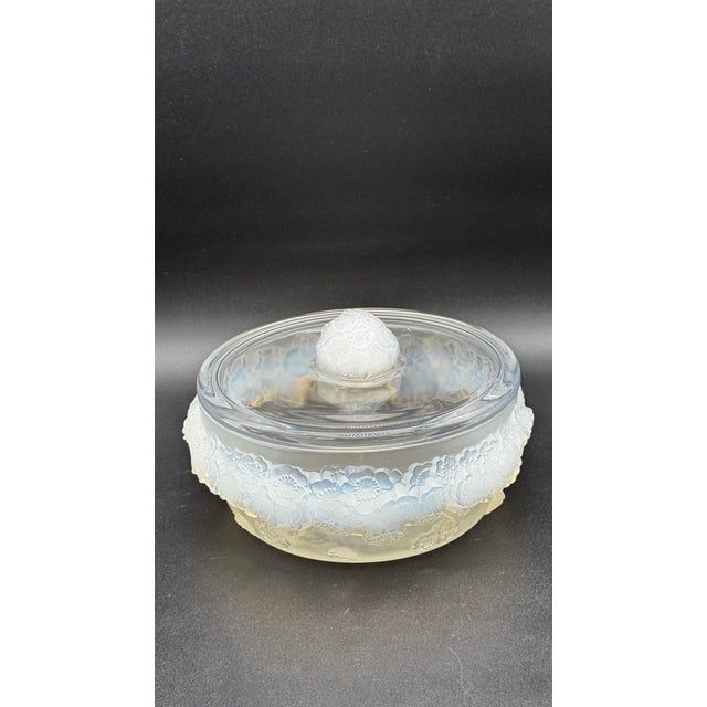 Large Primrose Bowl by R. Lalique, 1930s, in Flawless conditions. Designed 1920 to 1949 This piece has an attribution...