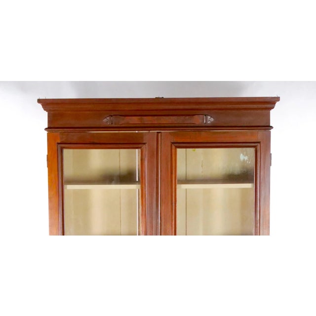 Early 19th Century 19th Century Victorian Style Two Door Bookcase / Cabinet For Sale - Image 5 of 10