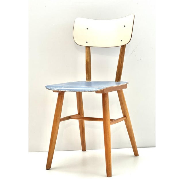 Wood Dining Chairs from Ton, 1960s, Set of 4 For Sale - Image 7 of 18