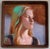 This oil painting on panel captures a serene portrait of a woman dressed in a polka dot dress, her gaze contemplative...