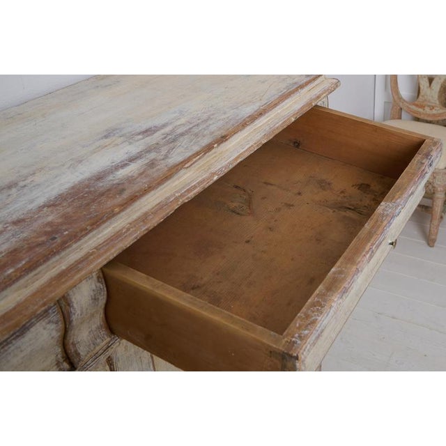 Antique Northern Swedish Empire Rustic Handmade Sideboard For Sale - Image 9 of 13