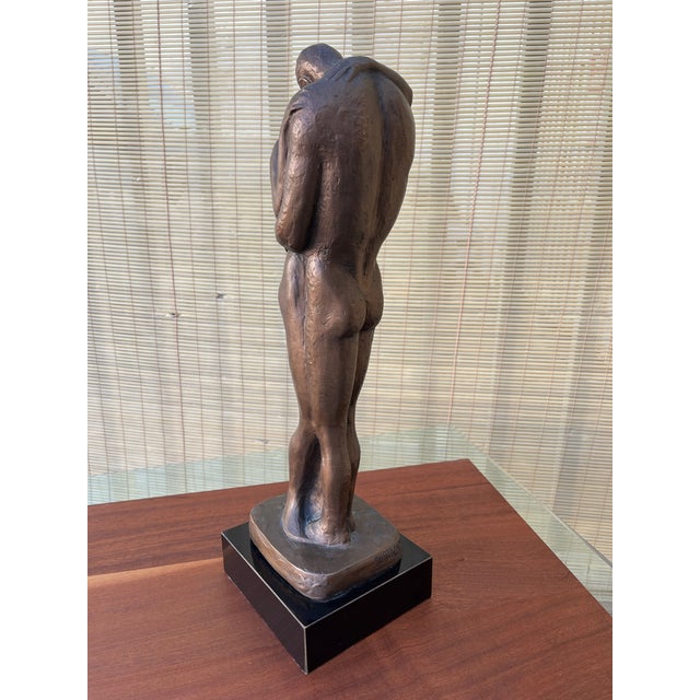 Austin Productions 1980s Austin Production "Loving Couple" Brutalist Sculpture Signed by the Artist. For Sale - Image 4 of 16
