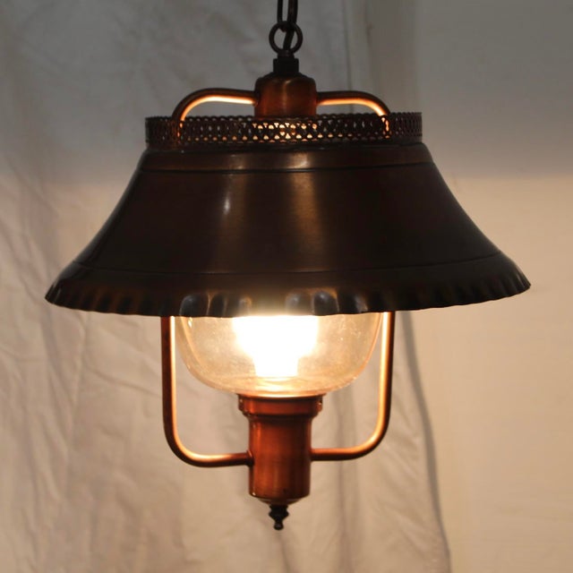 This Mid-Century piece was manufactured by Thomas Industries (the parent company of Moe Light) in Hopkinsville, Kentucky....