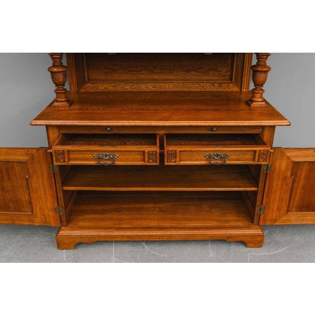 Gründerzeit Oak Buffet, Late 19th Century For Sale - Image 15 of 18