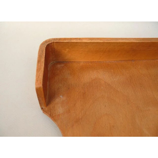 Brown Bauhaus Wooden Filing Box For Sale - Image 8 of 12