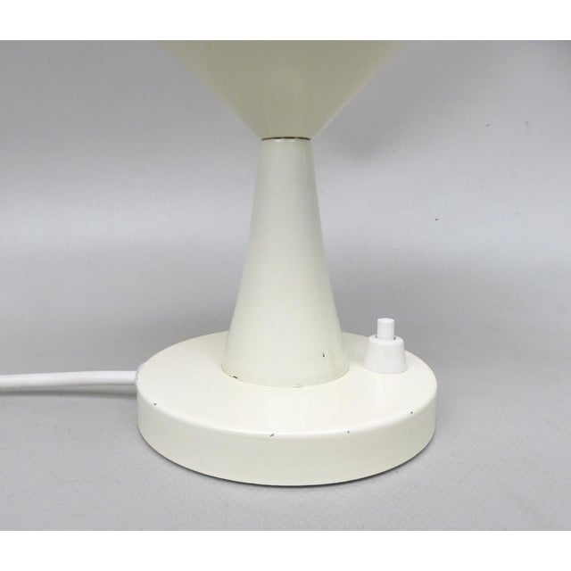Small Space Age Table Lights in Beige and White, 1970s, Set of 2 For Sale - Image 18 of 18