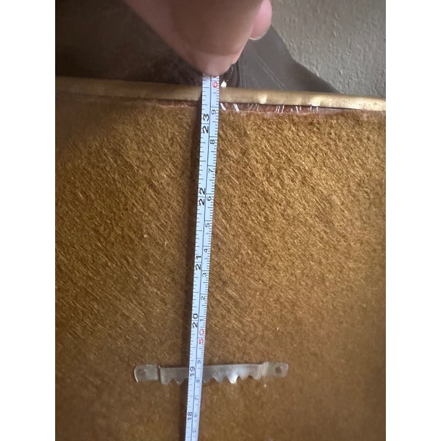 1970s Brass Mirror For Sale In Dallas - Image 6 of 8