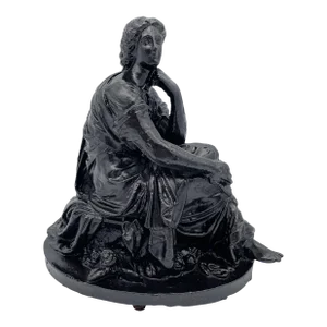 Late 19th Century Heavy Cast Neoclassical Sculpture After Schoenewerk