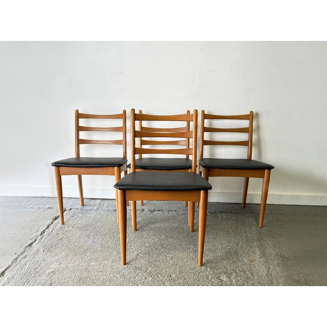 1960s Mid-Century Dining Chairs from Schreiber Furniture, 1960s, Set of 4 For Sale - Image 5 of 11