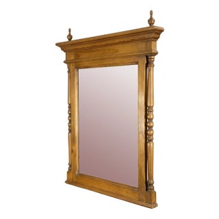 Rustic Pine Wood Mirror For Sale