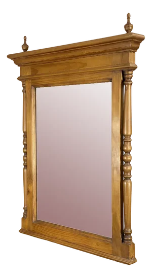 Rustic Pine Wood Mirror