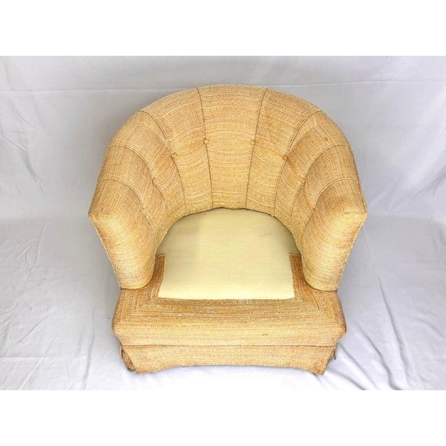 Mid Century Cube Chair on Castors For Sale - Image 11 of 12