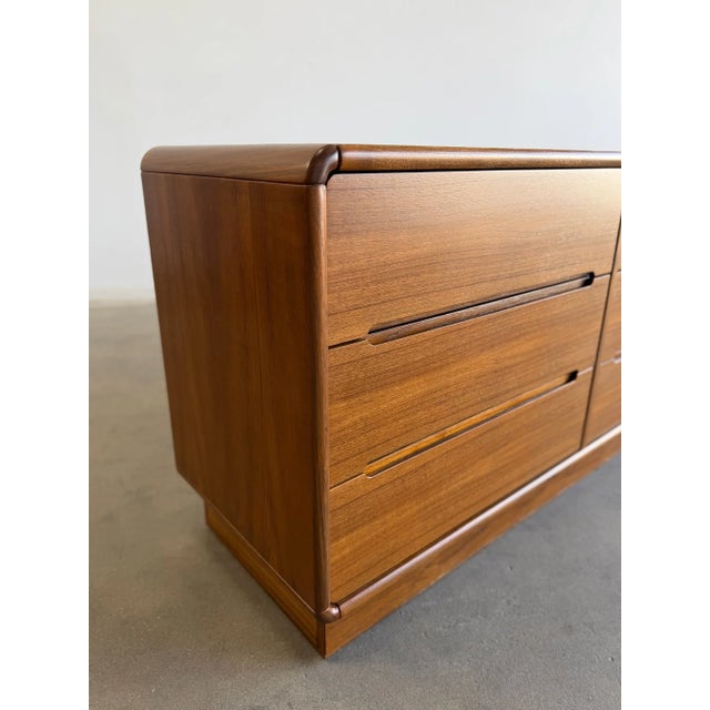 Vintage Teak 6-Drawer Dresser For Sale In Los Angeles - Image 6 of 11