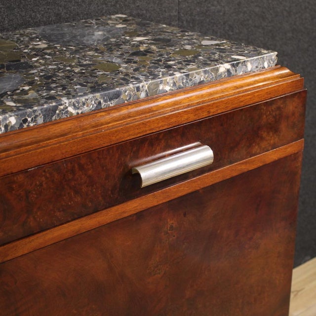 Brown Art Deco French Sideboard, 1930s For Sale - Image 8 of 16