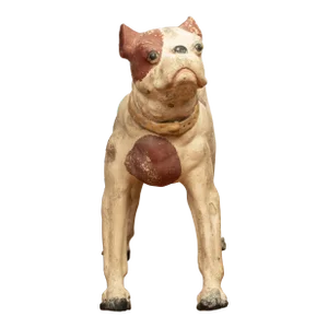 Vintage Terracotta Terrier Sculpture