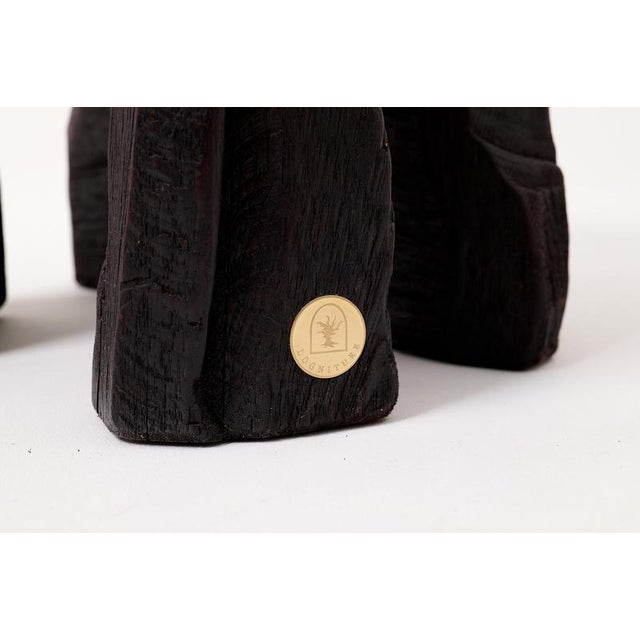 Sculptural Side Table by Logniture For Sale - Image 9 of 16