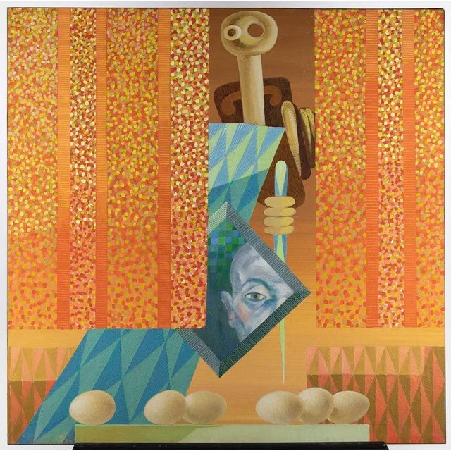 The Mirror (Original Title: "Lo Specchio") is and original Contemporary artwork realized in 1983 by the Italian artist Leo...