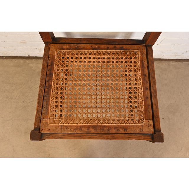 Wood Gustav Stickley Antique Mission Oak Arts & Crafts Spindle Side Chair or Dining Chair, Circa 1900 For Sale - Image 7 of 11