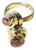Silver and Amethyst Ring by Cecilia Johansson For Sale