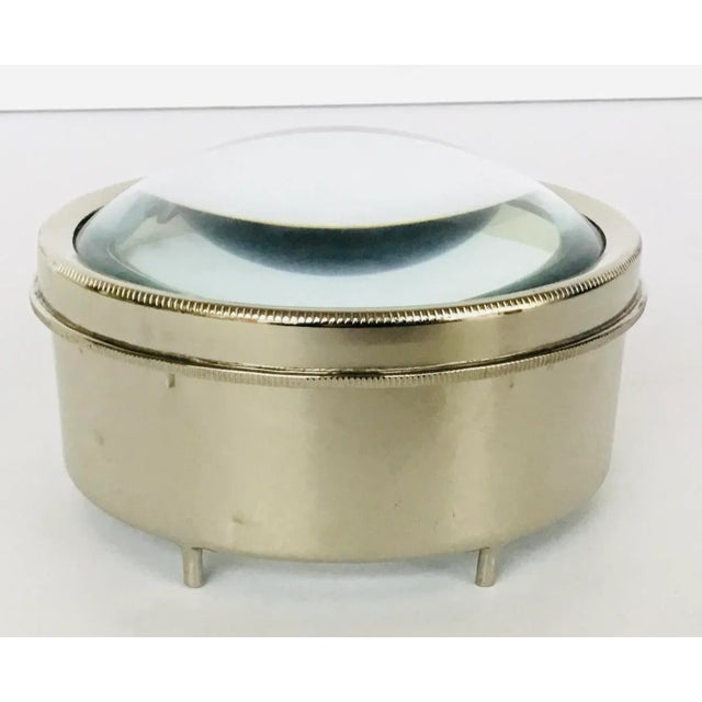 2020s Global Views Modern Oversized Polished Nickel Loupe For Sale - Image 5 of 5