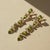 Green Modern Geometric Peridot Drop Earrings, Silver, Gold, Pair For Sale - Image 8 of 8