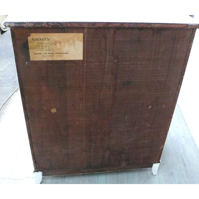 Hand-Painted Chest of 6 Drawers, 1950 For Sale - Image 6 of 12